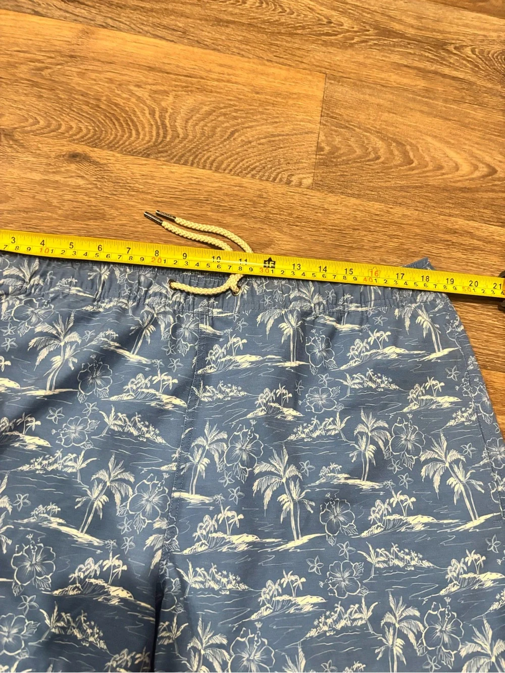 Fair Harbor Bayberry Swim Trunks Men’s 2XL Blue Island Hopper 6.5” Lined Tropic